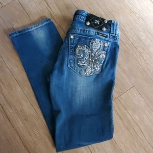 Fleur Di Lis Miss Me Jeans